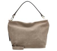Abro Suede Ebony Beuteltasche hellgrau, Rauleder, Damen