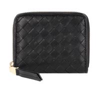 abro Geldbörse Piuma Weaving Mini Wallet black-gold Damen