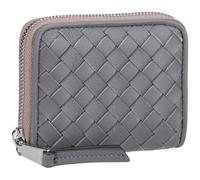 abro Geldbörse Piuma Weaving Mini Wallet Zinc Damen