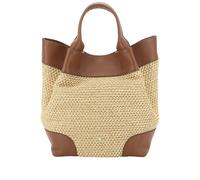 abro Handtasche Essential Medium Raffia Maglia Natural Nut Damen