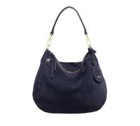 Abro Suede Juna Small Beuteltasche navy, Rauleder, Damen