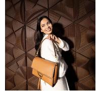 Abro Hobo Bags - Schultertasche TEMI - Gr. unisize - in Braun - für Damen