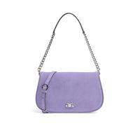 Abro Kaleido Clara Schultertasche violett, aufgerautes Leder, Damen