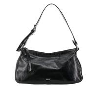 abro Leather Alias Soft Hobo Bag By My Side Black / Nickel