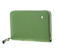 abro Leather Ariete Zip Wallet Lime