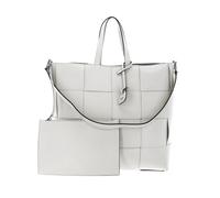 abro Leather Artemide Shopper Chessboard Big Ivory