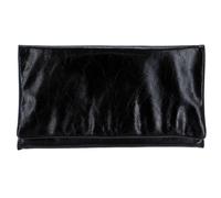 abro Leather Athene Clutch Bag M Black / Nickel