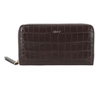 abro Leather Cocco Mondial Wallet Dark Brown