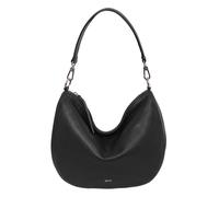 abro Leather Dalia Hobo Bag Mina Black / Nickel