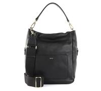 abro Leather Dalia Hobo Bag Raquel Small S Black / Gold