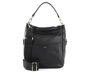 abro Leather Dalia Hobo Bag Raquel Small S Black / Gold