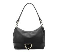 abro Leather Dalia Temi Shoulder Bag M Black / Gold