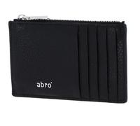 abro Leather Dalia Wallet Black / Nickel