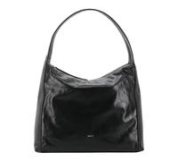 abro Leather Dioniso Hobo Bag Amber Black / Nickel
