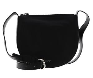 abro Leather Kaleido Lulu Crossbody Bag Small Black / Nickel