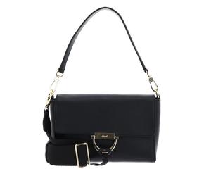 abro Leather Kavir Shoulder Bag Temi Black / Gold