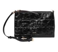 abro Leather Maxi Cocco All Day Crossbody Bag Black / Gold