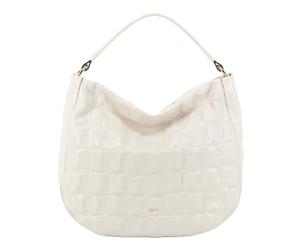 abro Leather Maxi Cocco Hobo Bag Mia Milk