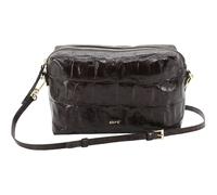 abro Leather Maxi Cocco Kaia Crossbody Bag Dark Brown
