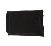 abro Leather Metallic Clutch Black / Nickel