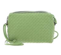 abro Leather Piuma Crossbody Bag Knotted Big Lime