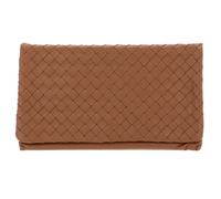 abro Leather Piuma Weaving Clutch Bag S Cuoio