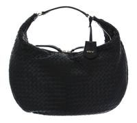abro Leather Piuma Weaving Hobo Bag Nana Black / Gold