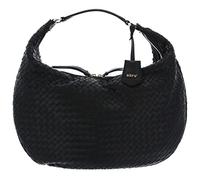 abro Leather Piuma Weaving Hobo Bag Nana Black / Gold