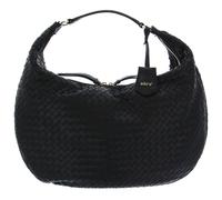 abro Leather Piuma Weaving Hobo Bag Nana Black / Gold