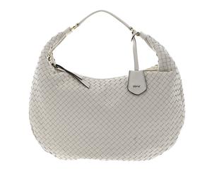 abro Leather Piuma Weaving Hobo Bag Nana Cream
