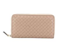 abro Leather Piuma Weaving Wallet Natural