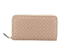 abro Leather Piuma Weaving Wallet Natural