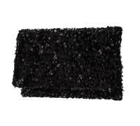 abro Leather Sequins Clutch Black / Gold