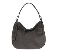 abro Leather Suede Hobo Bag Juna M Dark Grey