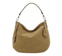 Abro Suede Juna Small Beuteltasche olivgrün, Rauleder, Damen