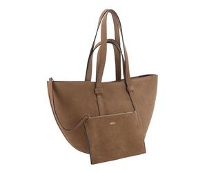 abro Leather Suede Shopper COSMO M Camel