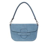abro Leather Suede Shoulder Bag Camilla Light Blue / Fairy