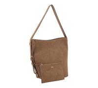 abro Leather Suede Tote Bag COSMO Camel