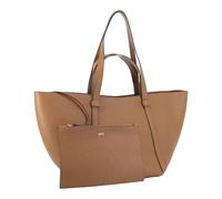 abro Cosmo Shopper Tasche Leder 50 cm caramel-cognac