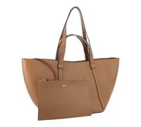 abro Cosmo Shopper Tasche Leder 50 cm caramel-cognac