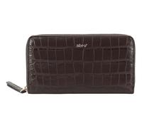 abro Leather Cocco Mondial Wallet Dark Brown