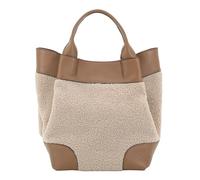 Abro Leder Schultertasche Essential Shopper Natural hellbraun