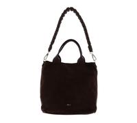 Abro Leder Schultertasche Leather Kaleido Shopper Kaia Wood dunkelbraun