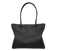 Abro Leder Schultertasche Leather Ranger Smith Shopper X-Bag Black/Nickel schwarz