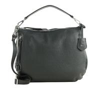 Abro Leder Schultertasche Umhängetasche Leather Adria Hobo Bag Juna Dark Grey dunkelgrau