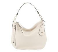 Abro Leder Schultertasche Umhängetasche Leather Adria Hobo Juna Bag Beige creme