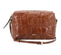 Abro Leder Schultertasche Umhängetasche Leather Maxi Cocco Crossbody Bag Kaia Caramel/Cognac braun
