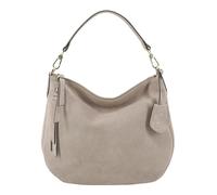 Abro Suede Juna Small Beuteltasche beige, Rauleder, Damen