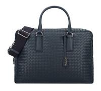 abro Lotus Handtasche Leder 40.5 cm navy