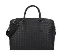 abro Lotus Handtasche Leder 40.5 cm black-nickel